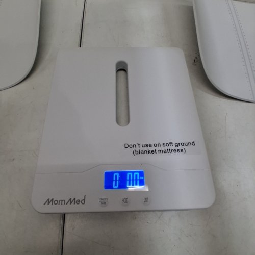 MOMMED MULTI FUNCTION BABY SCALE - 220LB MAX WEIGHT - WHITE image 2