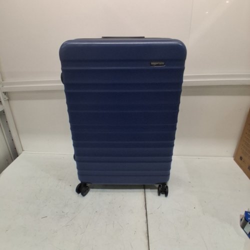 AMAZON BASICS HARDSIDE SPINNER CHECKED SUITCASE LUGGAGE - 30" - NAVY BLUE image 2