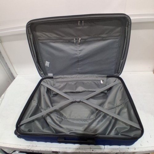 AMAZON BASICS HARDSIDE SPINNER CHECKED SUITCASE LUGGAGE - 30" - NAVY BLUE image 3
