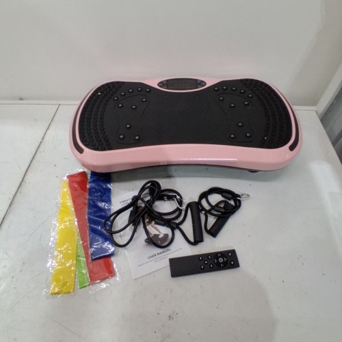 VIBRATION PLATE WITH 200 SPEEDS - 400LB MAX - PINK (MODEL:SZJ-01) image 4