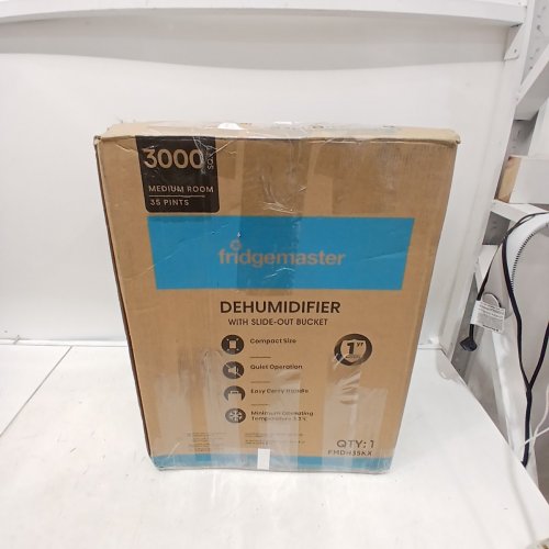 FRIDGEMASTER DEHUMIDIFIER - UP TO 3000SQ.FT. - WHITE (MODEL:FMDH35KX) image 6