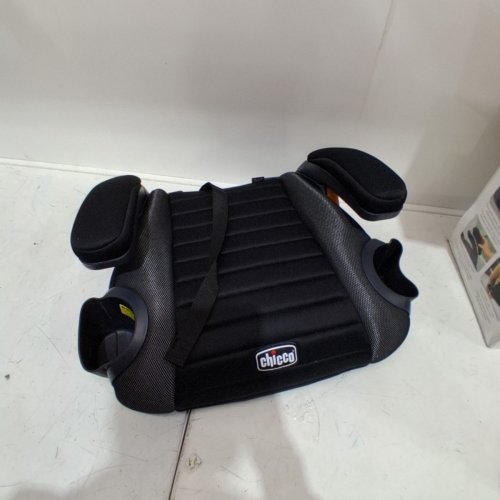 CHICCO GOFIT PLUS PORTABLE TRAVEL BACKLESS BOOSTER CAR SEAT WITH LATCH ATTACHMENT & QUICK-RELEASE LATCH REMOVAL - 40LBS -110LBS - AVENUE BLACK/CHARCOAL GREY (MODEL: 10878) image 3