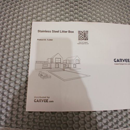 GARVEE STAINLESS STEEL LITTER BOX - 38L - SILVER (MODEL: PPS_33EXCDRB) image 2