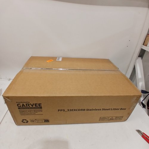 GARVEE STAINLESS STEEL LITTER BOX - 38L - SILVER (MODEL: PPS_33EXCDRB) image 7