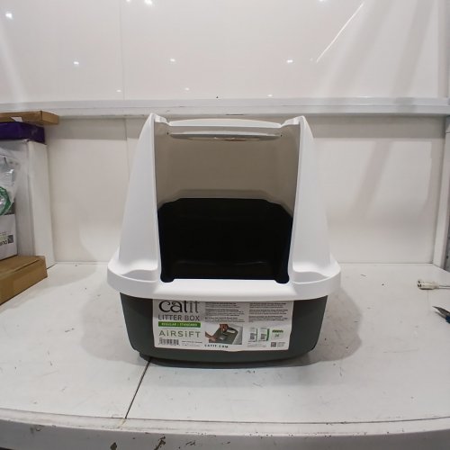 CATIT HOODED CAT PAN - GRAY (50702) image 2
