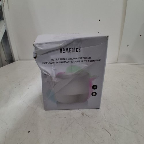 HOMEDICS ULTRASONIC AROMA DIFFUSER WITH COLOUR CHANGING AMBIENT LIGHT - 130ML CAPACITY - (MODEL: ARMH-210) image 2