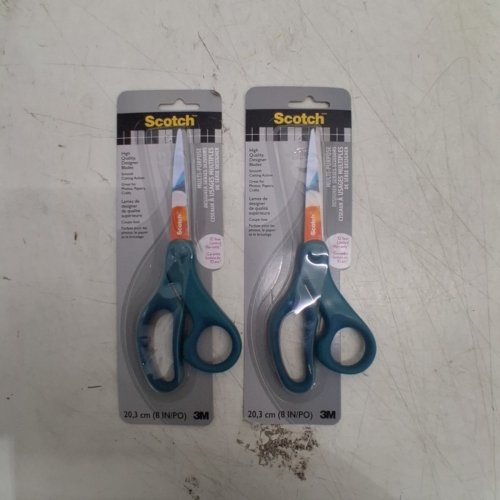 2 SCOTCH MULTI-PURPOSE SCISSORS - 8" - BLUE image 2