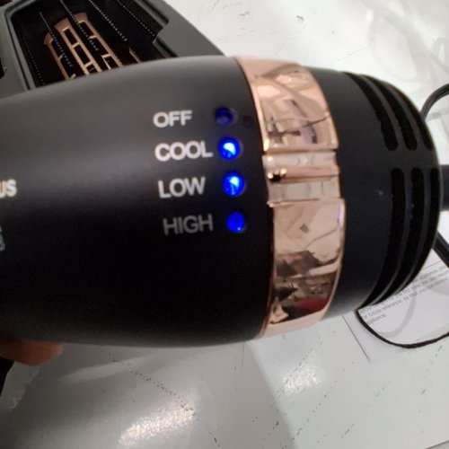 NICEBAY 4-IN-1 NEGATIVE ION HOT AIR STYLING BRUSH SET - ROSE GOLD/BLACK - (MODEL: CT-536). image 2