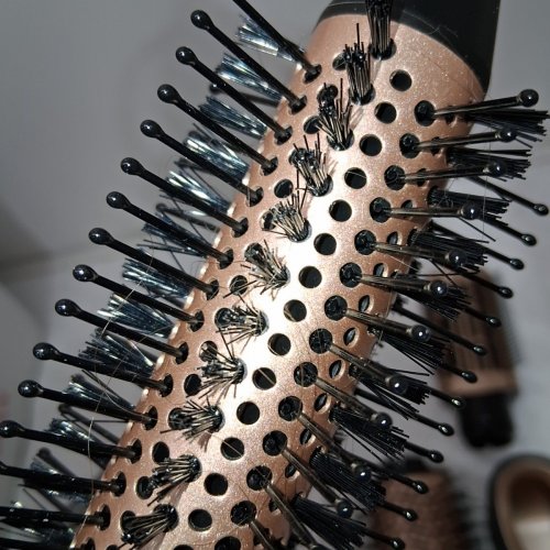NICEBAY 4-IN-1 NEGATIVE ION HOT AIR STYLING BRUSH SET - ROSE GOLD/BLACK - (MODEL: CT-536). image 4