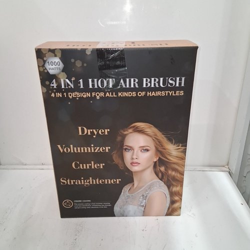 NICEBAY 4-IN-1 NEGATIVE ION HOT AIR STYLING BRUSH SET - ROSE GOLD/BLACK - (MODEL: CT-536). image 5