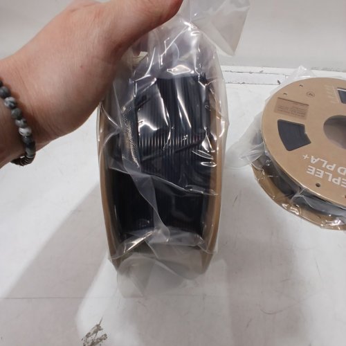 2PK DEEPLEE PLA 3D PRINTER FILAMENT BUNDLE 1.75 MM/1KG EACH (2KG TOTAL) - GLOSS BLACK image 4