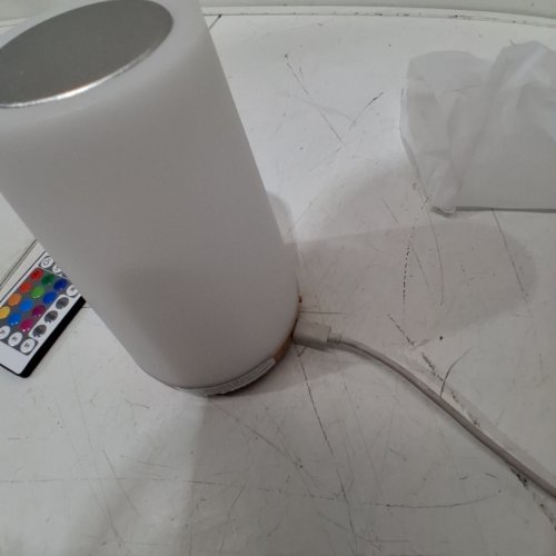 MAGIC LIGHT WITH CONTROLLER- WHITE/WOOD LOOK - MULTICOLORED image 2