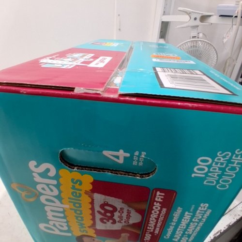 100PK PAMPERS SWADDLERS 360 PULL-ON DIAPERS - SIZE 4 image 3