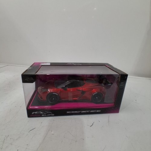 JADA PINK SLIPS 2023 CHEVROLET CORVETTE LIBERTY WALK - 1/24 - RED image 2