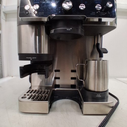 NINJA LUXE CAFE ESSENTIAL SERIES 2-IN-1 COFFEE GRINDER, MILK FROTHER & DRIP COFFEE ESPRESSO MACHINE - SILVER/BLACK (MODEL: ES501C) image 5