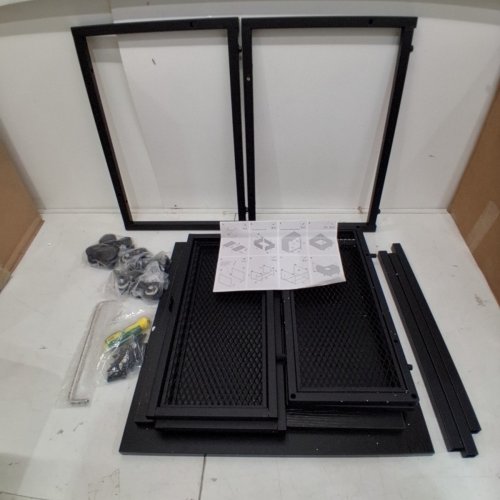 PUNCIA HEAVY DUTY MOBILE MINI FRIDGE STAND WITH STORAGE - 19.7" X 19.7" X 16.8" - BLACK image 2