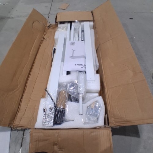 ELECTRIC HEIGHT ADJUSTABLE DESK - 40" X 24" - WHITE (MODEL:S35) image 3