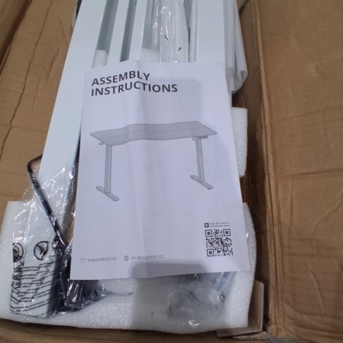 ELECTRIC HEIGHT ADJUSTABLE DESK - 40" X 24" - WHITE (MODEL:S35) image 5