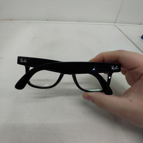 RAY-BAN META WAYFARER GEN 2 SMART GLASSES SIZE 53 - GLOSS BLACK WITH GRAPHITE GREEN TRANSITION LENSES (MODEL: RW4012) image 4