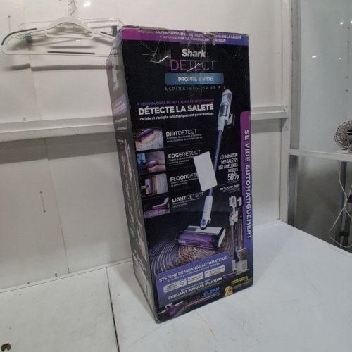 SHARK DETECT PRO CORDLESS HANDHELD/STICK VACUUM CLEANER WITH AUTO-EMPTY SYSTEM - 1.3L - WHITE/ASH PURPLE (MODEL: IW3110C) image 5