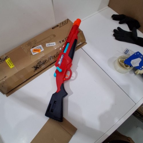 ZURU XSHOT EXCEL BOLT ACTION RIFLE FOAM DART BLASTER - RED/BLACK/ORANGE image 3