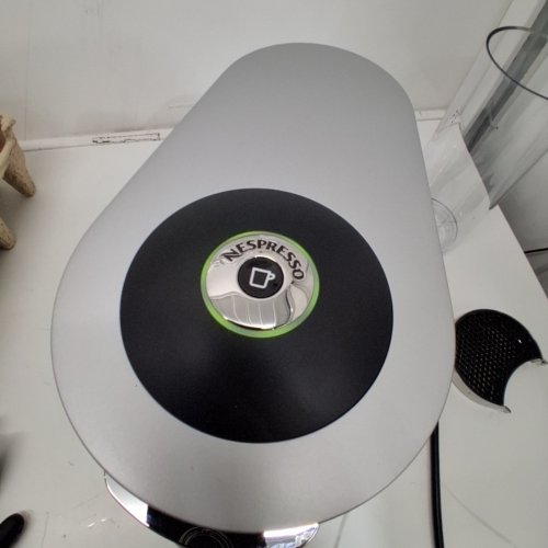DE'LONGHI NESPRESSO VERTUOPLUS SINGLE SERVE COFFEE AND ESPRESSO MAKER WITH AUTOMATIC OPEN/CLOSE - SILVER (MODEL: ENV155S) image 2
