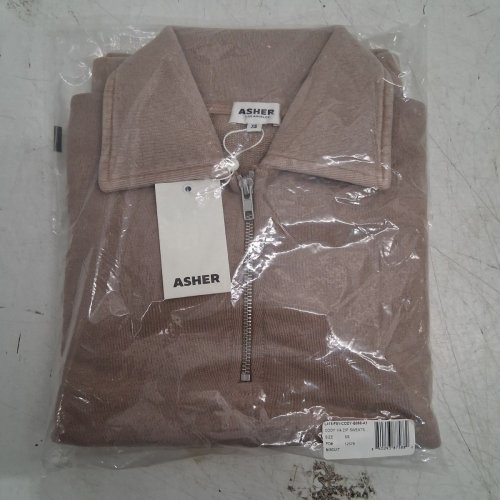 WOMEN'S ASHER CODY LUX SUPIMA 1/4 ZIP SWEATSHIRT - EXTRA SMALL - BISCUIT (STYLE: L415-CODY-B068-A1) image 2
