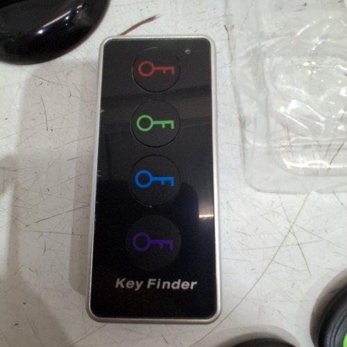 FINDKEY WIRELESS KEY FINDER TAGS W/ REMOTE - 98-131FT TRANSMITTING DISTANCE - BLACK image 4