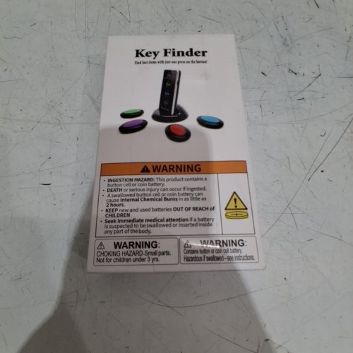 FINDKEY WIRELESS KEY FINDER TAGS W/ REMOTE - 98-131FT TRANSMITTING DISTANCE - BLACK image 5