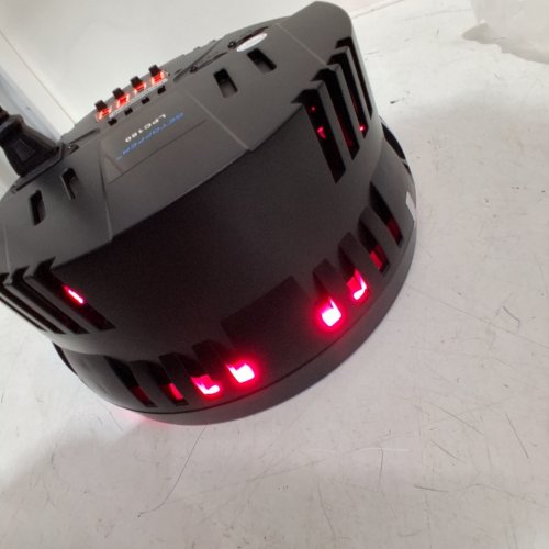 YUNHION DJ PAR SLIM STROBE LIGHT, COLOUR CHANGING/FLASHING/SOFT SPOT LIGHT, 60LED RGB, 90W- BLACK- (MODEL: LPC180). image 2