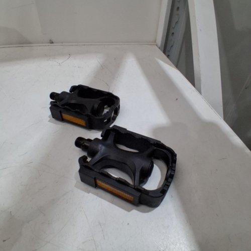 UPANEBIKE DURABLE FLAT PLATFORM BICYCLE PEDALS - 9/16" - BLACK (MODEL: BV-PD1) image 2