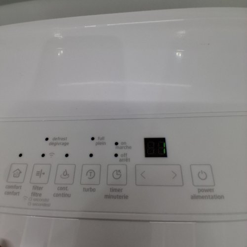 MIDEA EASYDRY DEHUMIDIFIER WITH DIGITAL DISPLAY - 1500SQ.FT. COVERAGE - WHITE (MODEL: MAD22C1AWS) image 2