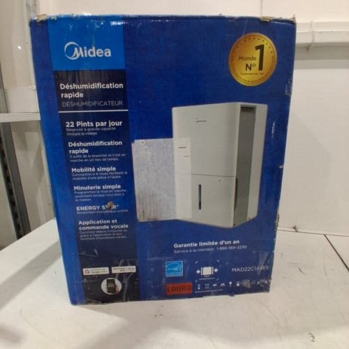 MIDEA EASYDRY DEHUMIDIFIER WITH DIGITAL DISPLAY - 1500SQ.FT. COVERAGE - WHITE (MODEL: MAD22C1AWS) image 6