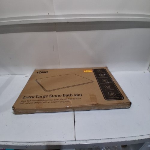 YOLIFE STONE DIATOMACEOUS EARTH BATH MAT - 30" X 20" - GREY image 3