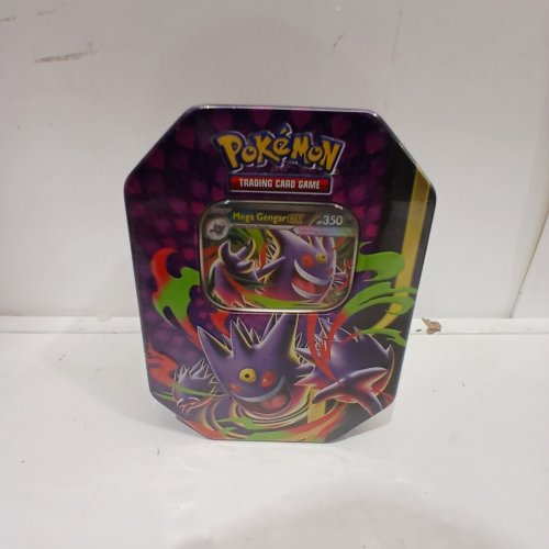 POKÉMON TRADING CARD GAME COLLECTIBLE MEGA MOONLIT COLLECTION - MEGA GENGAR EX TIN image 2