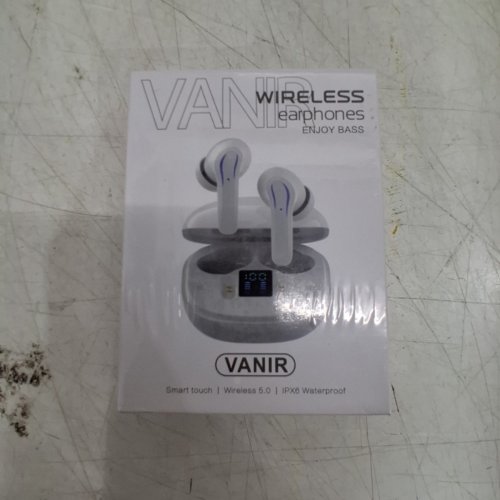 VANIR WIRELESS ENJOY BASS SMART TOUCH WATERPROOF EARPHONES - WHITE image 2
