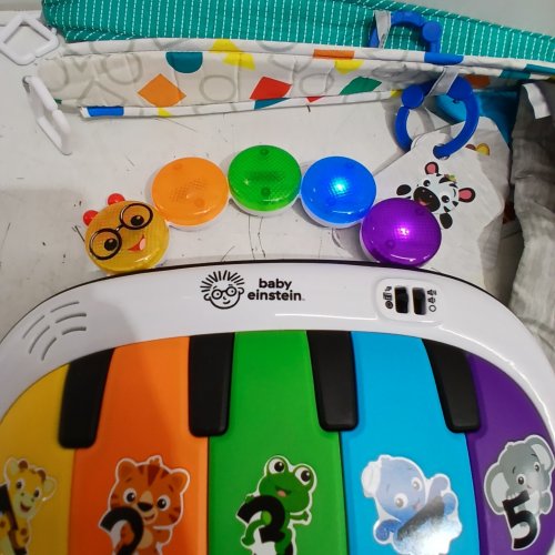 BABY EINSTEIN 4-IN-1 KICKIN' TUNES MUSIC ACTIVITY GYM PLAY MAT - MULTICOLORED - (MODEL: 11749) image 2