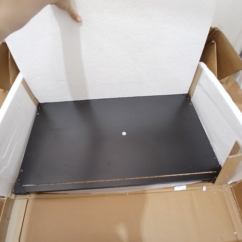 GARVEE THREE-DRAWER FLUTED DRESSER - BLACK (ITEM: PHO_33HDGC8R) image 5