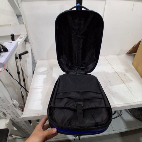 ADVWIN ROLLING SCOOTER SUITCASE CARRY-ON LUGGAGE FOR KIDS 5+ - 47L - BLUE image 6