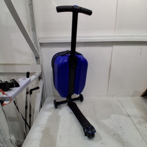 ADVWIN ROLLING SCOOTER SUITCASE CARRY-ON LUGGAGE FOR KIDS 5+ - 47L - BLUE image 7