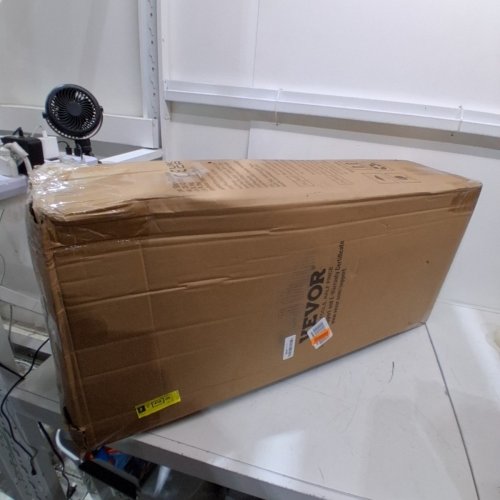 VEVOR PORTABLE TRADESHOW PODIUM TABLE, FOLDABLE DISPLAY EXHIBITION COUNTER - 51" X 18" X 37" - BLACK/SILVER (MODEL: ZG-CXT01) image 5