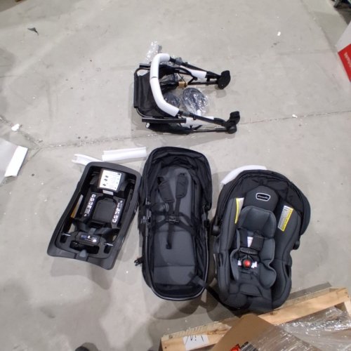 EVENFLO OMNI PLUS MODULAR TRAVEL SYSTEM WITH REAR-FACING INFANT CAR SEAT - BLACK (MODEL: TS100112510C) image 3