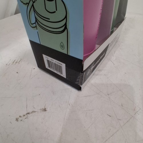 2PC THERMOFLASK INSULATED BOTTLES - 24 OZ / 710 ML EACH - PINK/GREEN (MODEL: 2730866) image 4