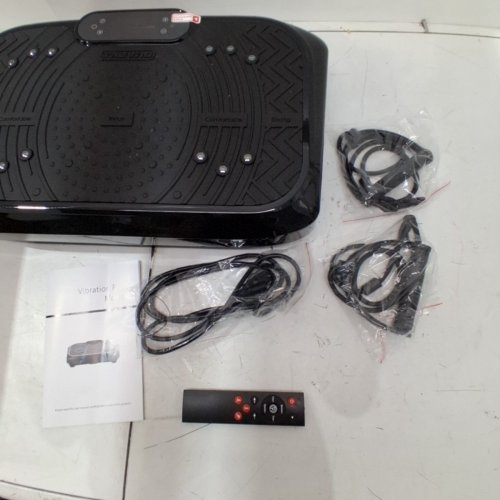 TAEVNO AUTOMATIC EXERCISE VIBRATION PLATE WITH REMOTE & BLUETOOTH CONNECTION - 450LBS CAPACITY - BLACK image 14