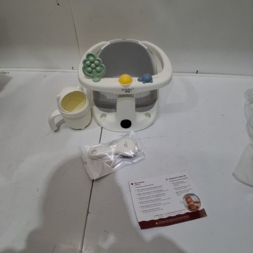 HIBBY BABY NON-SLIP WITH SUCTION CUPS BATH SEAT - 6M+ - WHITE image 2