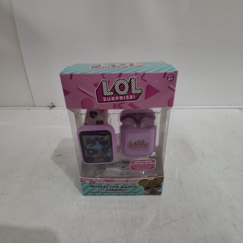 2PC LOL SURPRISE! INTERACTIVE WATCH AND EARBUDS - PINK (MODEL: LOL40271) image 4