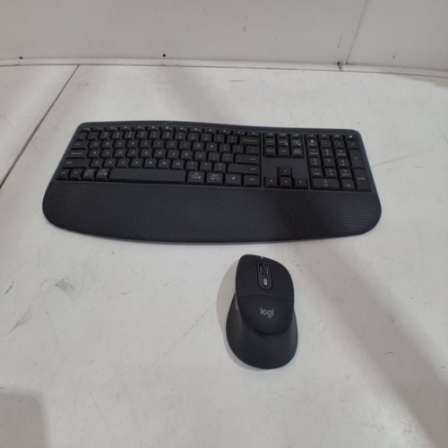 2PC LOGITECH SIGNATURE COMFORT PLUS ERGONOMIC WIRELESS KEYBOARD AND MOUSE COMBO - GRAPHITE (MK880 / M850 L) image 5