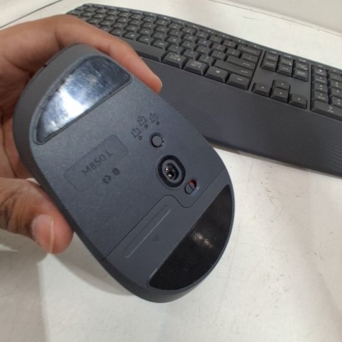 2PC LOGITECH SIGNATURE COMFORT PLUS ERGONOMIC WIRELESS KEYBOARD AND MOUSE COMBO - GRAPHITE (MK880 / M850 L) image 6