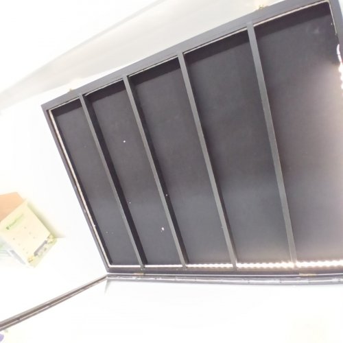 NICEC LED VERTICAL CARD DISPLAY CASE - 30.7" X 24.4" - BLACK image 5