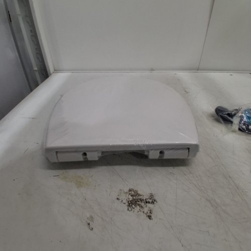 GARVEE ELONGATED TOILET SEAT WITH SOFT CLOSE - 18.2" X 14.2" - WHITE (MODEL: PHO_16EX3QUX) image 4